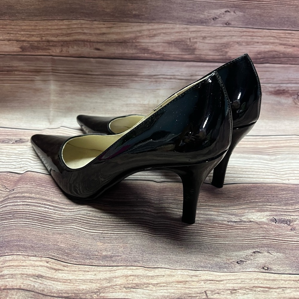 Black Patent Leather Heel